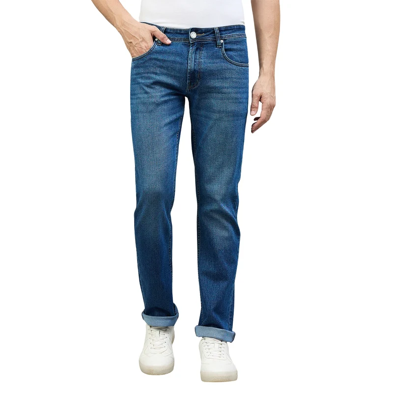 Duke Urbban Men Comfort Fit Stretchable Jeans (SDD9266C) Indigo / 30 / Washed