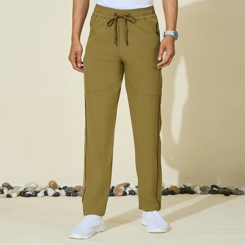Duke Urban Men Regular Fit Solid Lower (LF9797T) Khaki / L / Solid