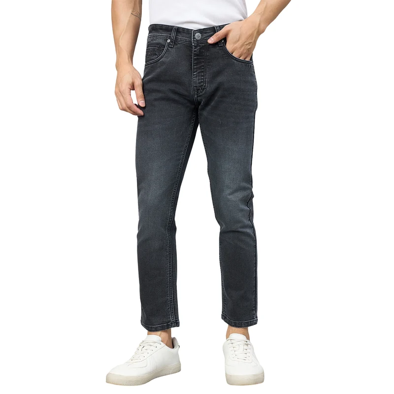 Duke Men Smart fit Stretchable Jeans (SDD9211A) D.Cement / 30 / Washed