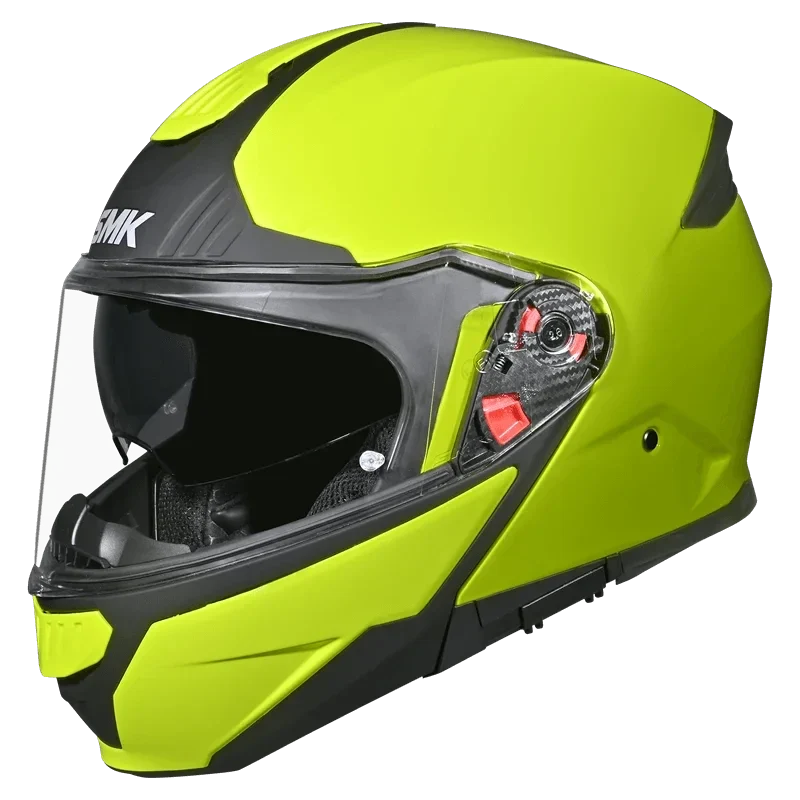 SMK GULLWING SOLID CASCO DE MOTO AMARILLO FLUO XL / Amarillo fluo
