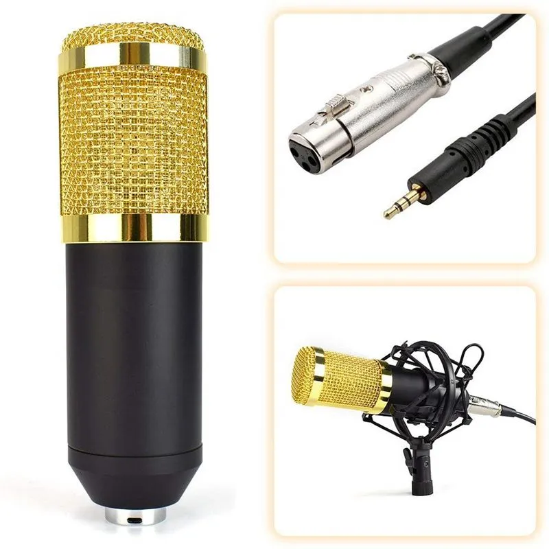 Microfone Condensador Profissional Youtube Estudio Gravaçao Notebook Celular