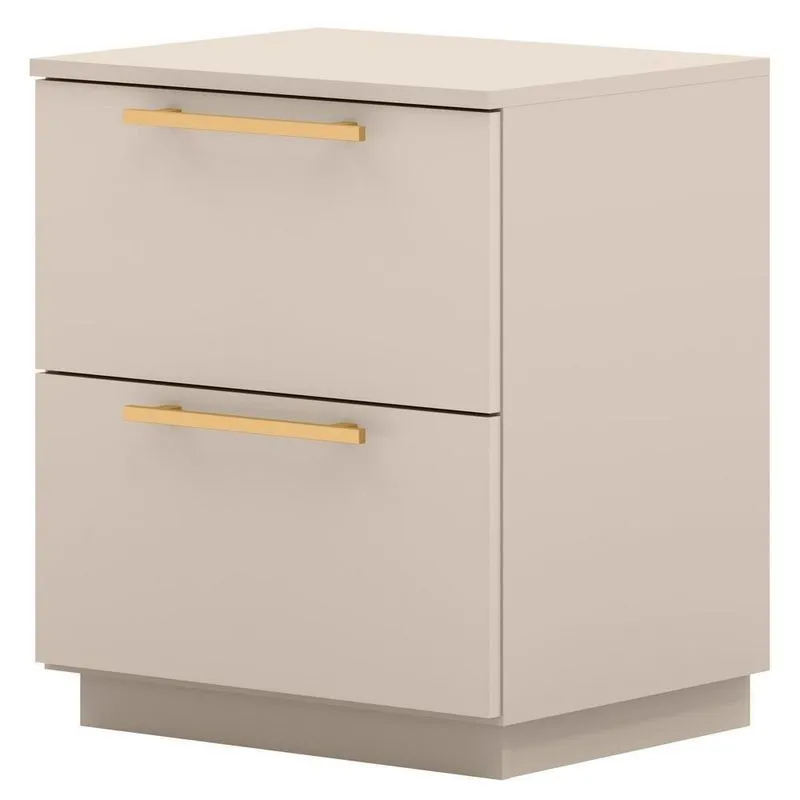 Mesa De Cabeceira 2 Gavetas 50 Cm Dub 50019 Fendi Vlr