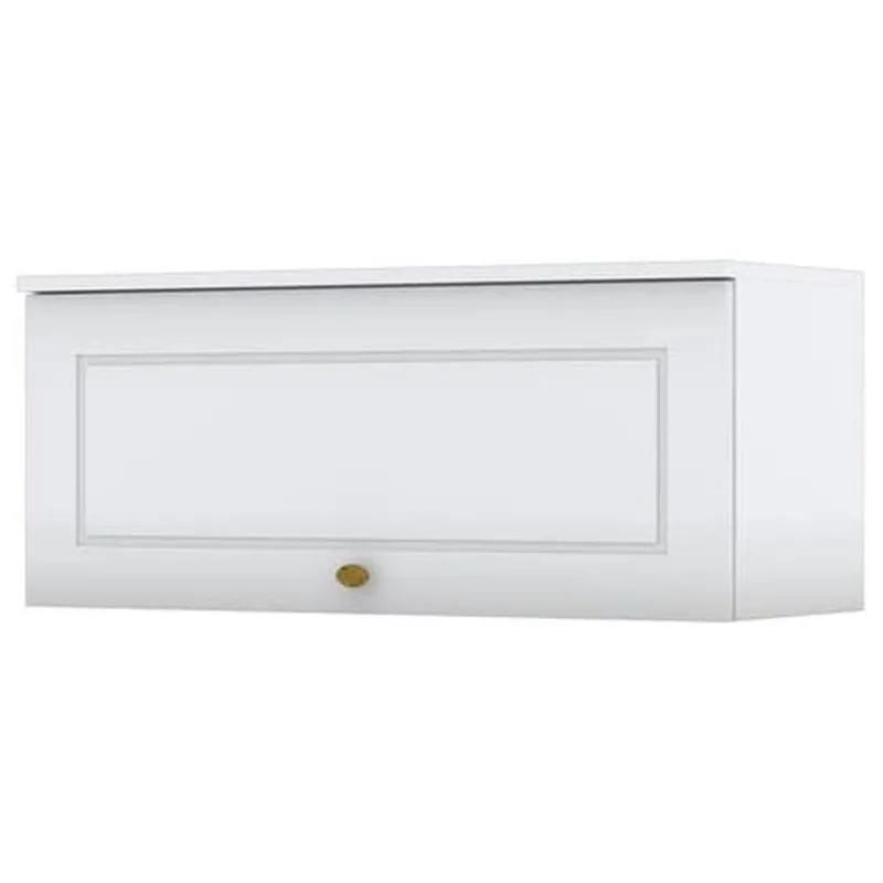 Armario Aereo Basculante Mdf 80 Cm Americana C354 Branco Henn