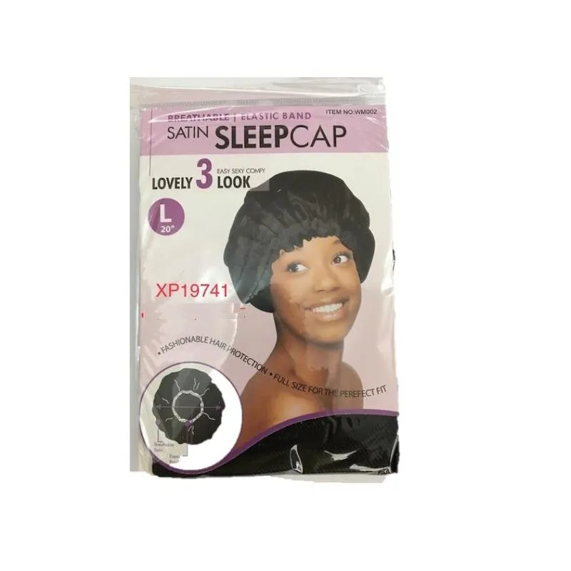 Touca Sleep Anti Frizz Para Usuários De Mega Hair E Tranças