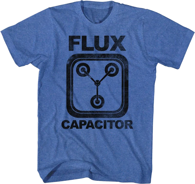 Vintage Flux Capacitor Back To The Future T-Shirt Large