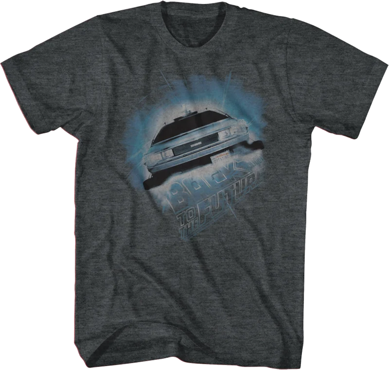 DeLorean Time Warp Back To The Future T-Shirt XL