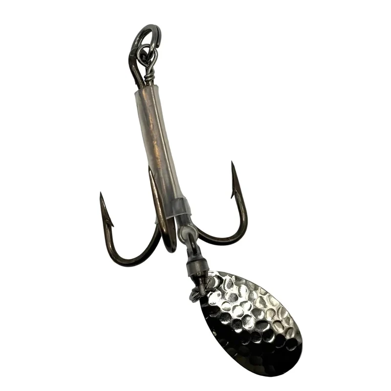 DW 6/0 Bladed Teaser Hook Hammered Nickel