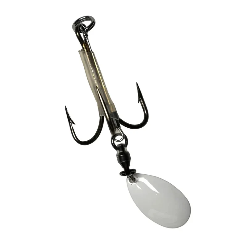 DW 6/0 Bladed Teaser Hook White