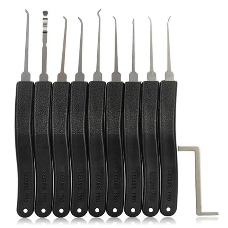 Kit Micha Profissional Chave Mestra 9 Peças Aço Inox