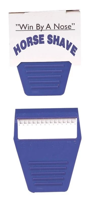 Win by a Nose Horse Shave Razor Blue / 2 Pack