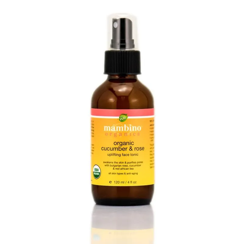 Tônico Facial Mambino Organics Pepino E Rosa 120ml