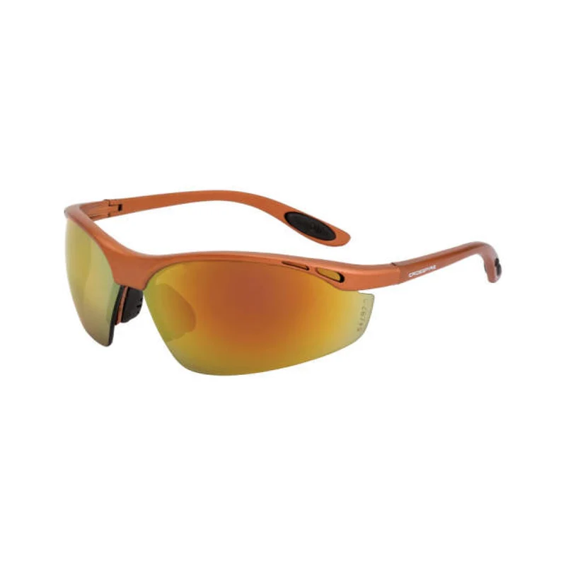 Crossfire Talon Performance Safety Eyewear Copper Frame - Red Mirror Lens