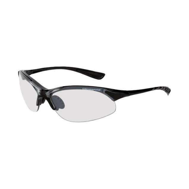 Crossfire XCBR Premium Safety Eyewear Crystal Black Frame - I/O Lens