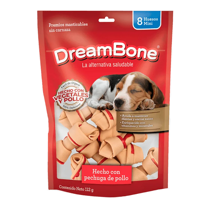 Premio Masticable para Perro|Mini|Pollo|8 Unidades