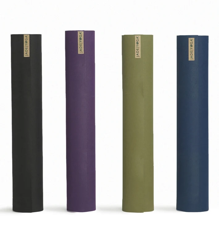 Jade Yoga Harmony Natural Rubber Yoga Mat 74" 5mm Orchid