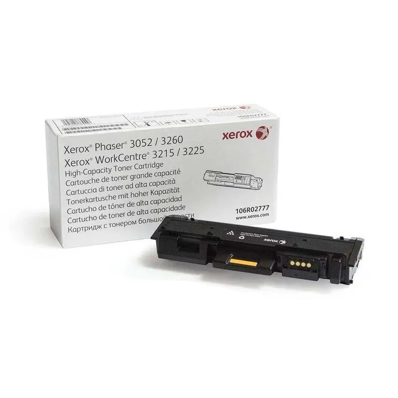 Toner Original Preto Xerox Phaser 3052 E 3260 / Workcentre 3215 E 3225