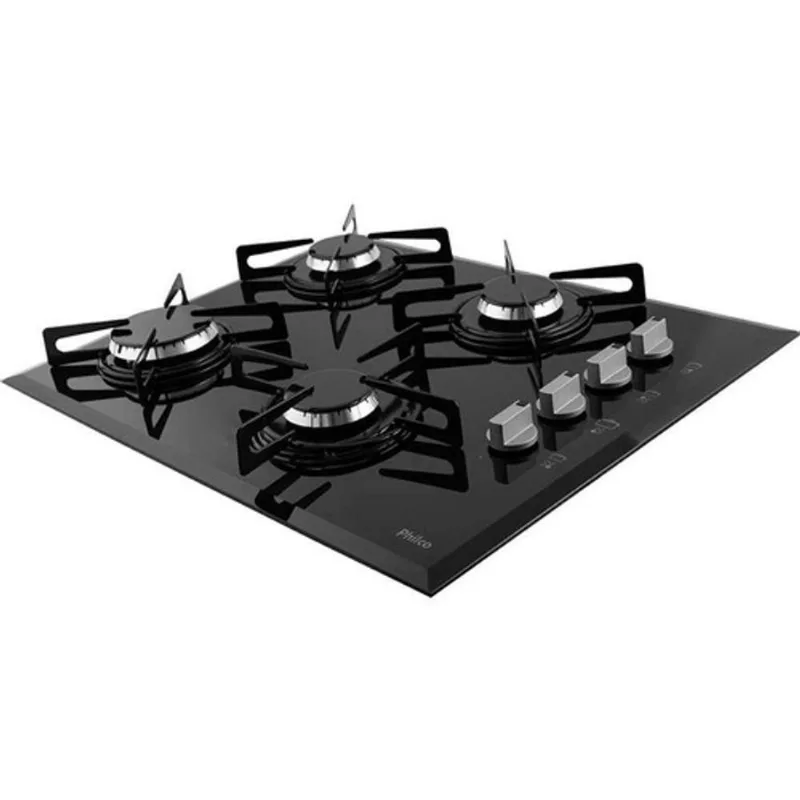 Cooktop à Gás Aço E Metal Philco Cook - Preto - 110V/220V