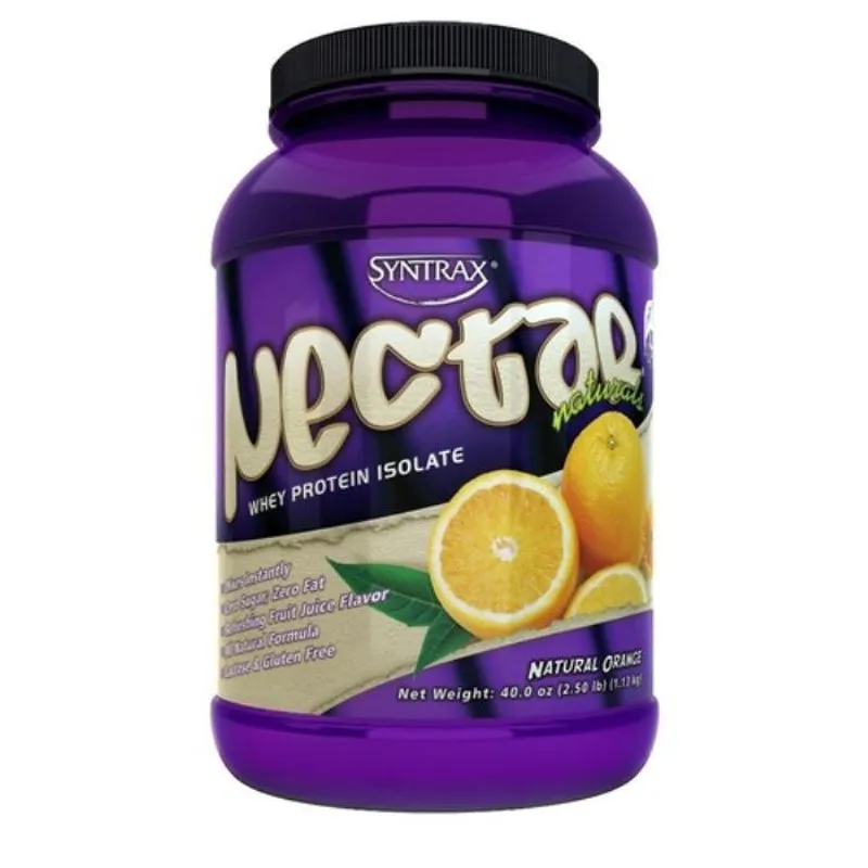 Nectar Naturals Whey Isolate Zero Carbo Orange 907G Syntrax Nectar Naturals Whey Isolate Zero Carbo Orange 907G Syntrax