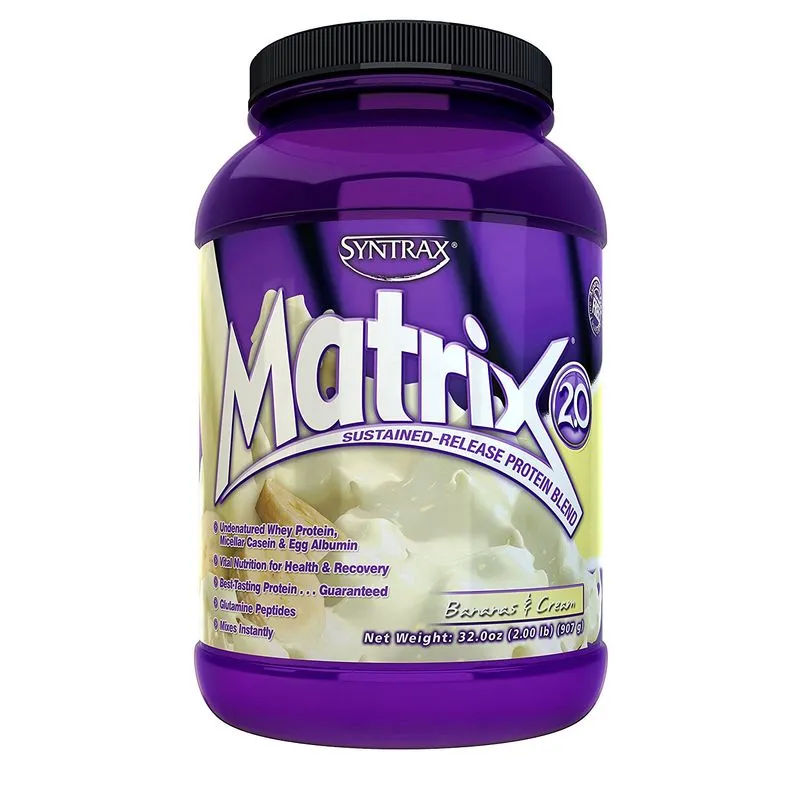 Whey Protein Matrix 2.0, Bananas And Cream 907gr - Syntrax