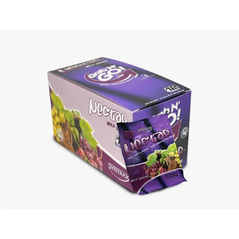 Grab Ngo Nectar Syntrax - Grape Uva Caixa Com 12 Saches