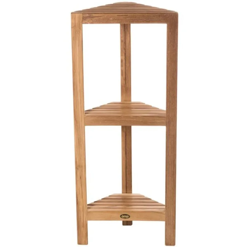 ARB Teak & Specialties Fiji 3-Tiered Corner Shelf - Teak