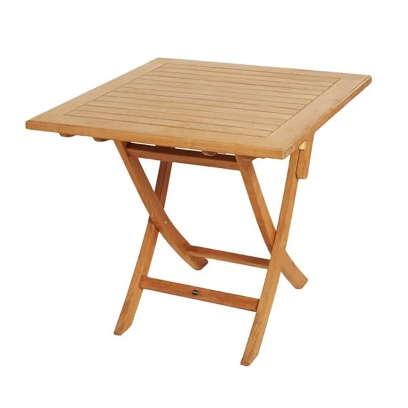 ARB Teak & Specialties Square Outdoor Balcony Table 31.5-in W x 31.5-in L