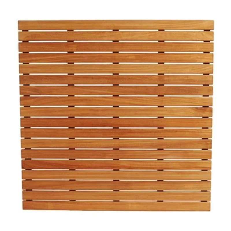 ARB Teak & Specialties Shower Base/Bath Mat - 36-in x 36-in - Teak - Brown