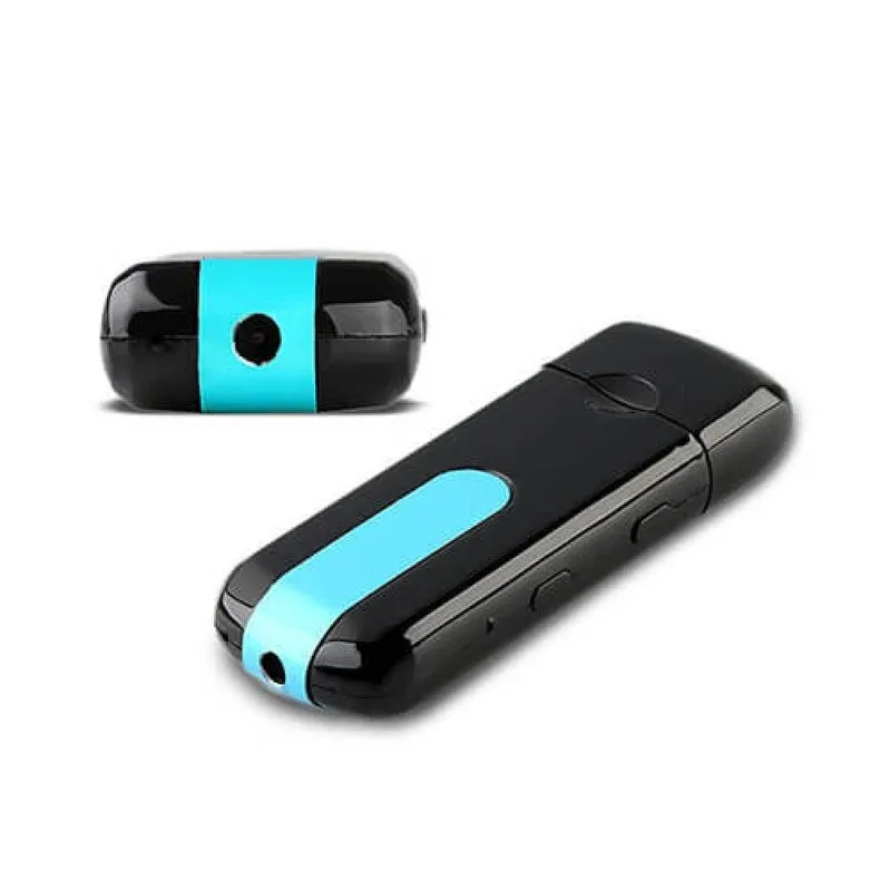 Pen Drive Espião Com Câmera Hd E Sensor De Movimentos - 16gb