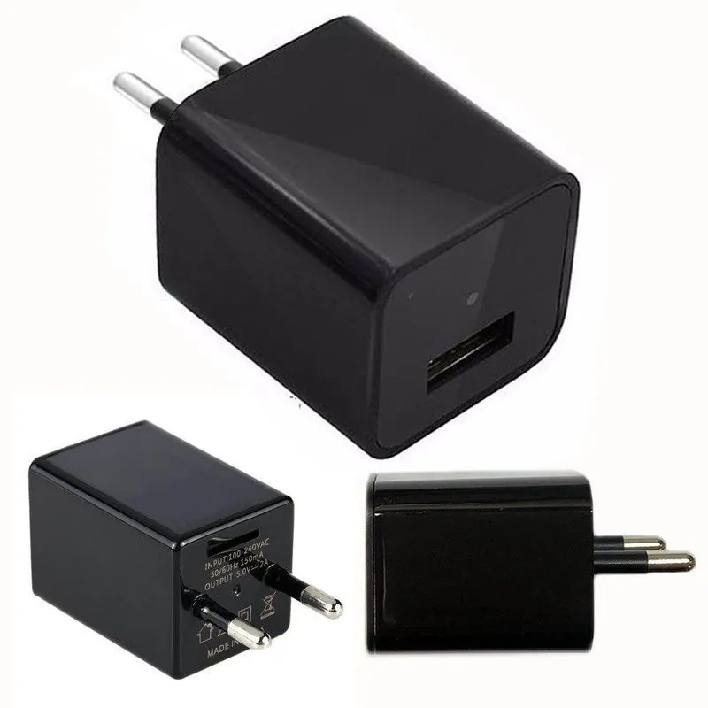 Carregador Espião Com Câmera Full Hd E Sensor de Presença