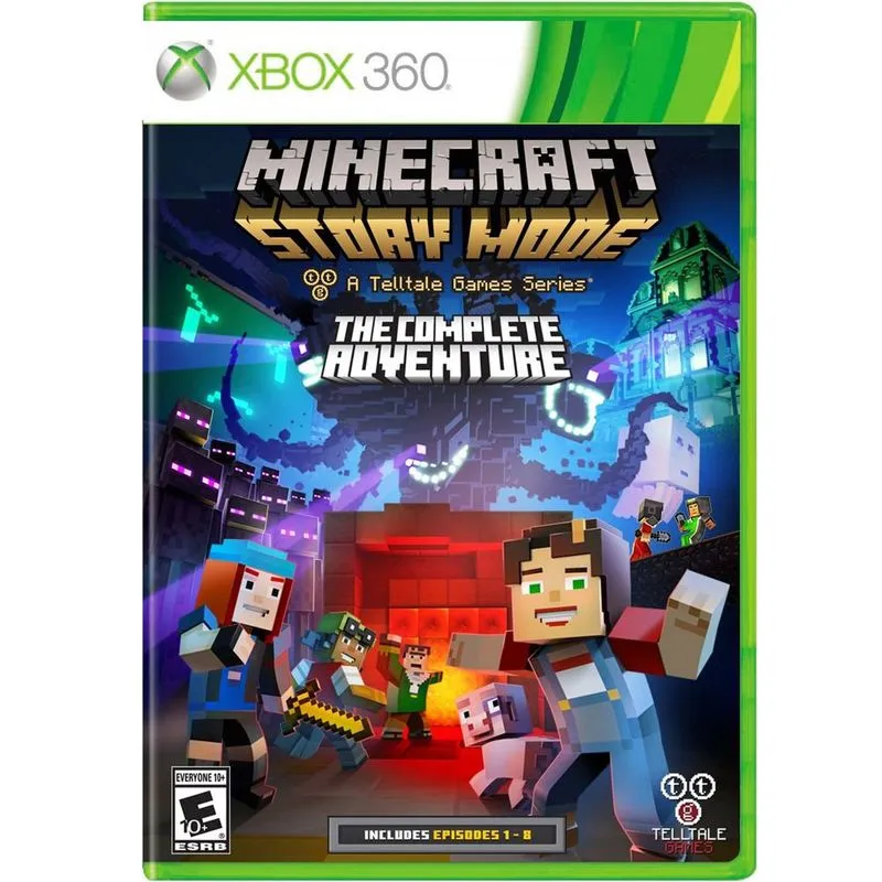 Jogo Minecraft Story Mode The Complete Adventure Xbox 360