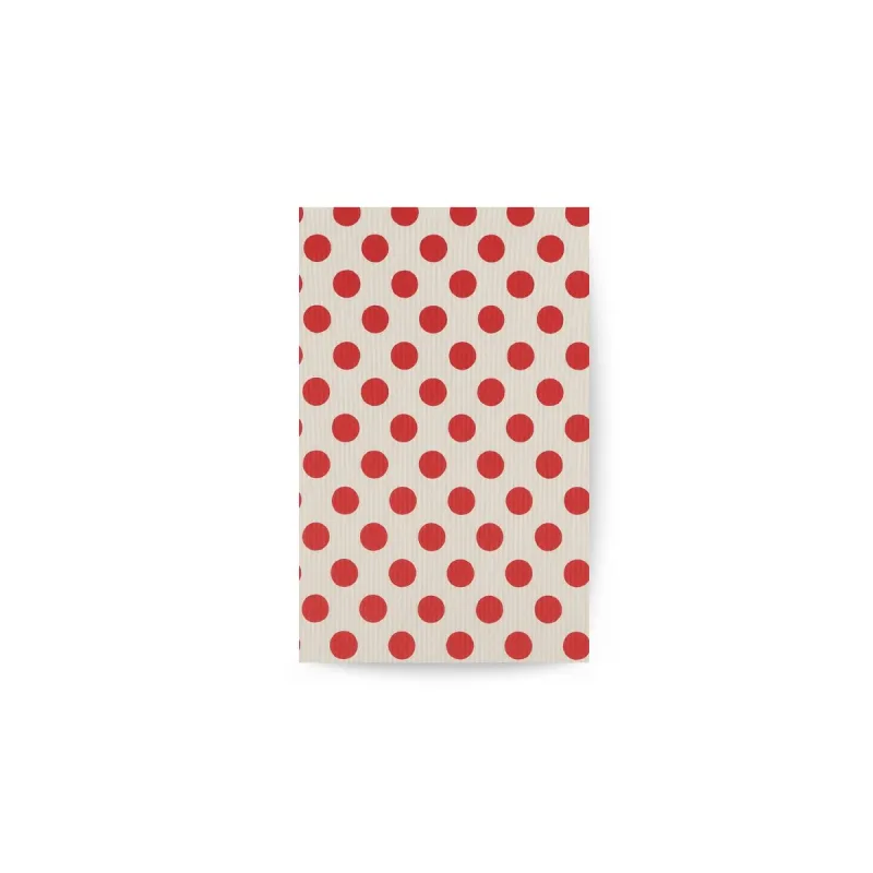 Saco Bop Poa Vermelho 15x22cm com 50 Unidades