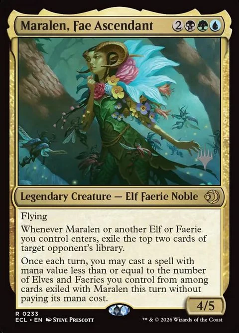 Maralen, Fae Ascendant (233p) - Planeswalker Stamped Non-Foil / Near Mint