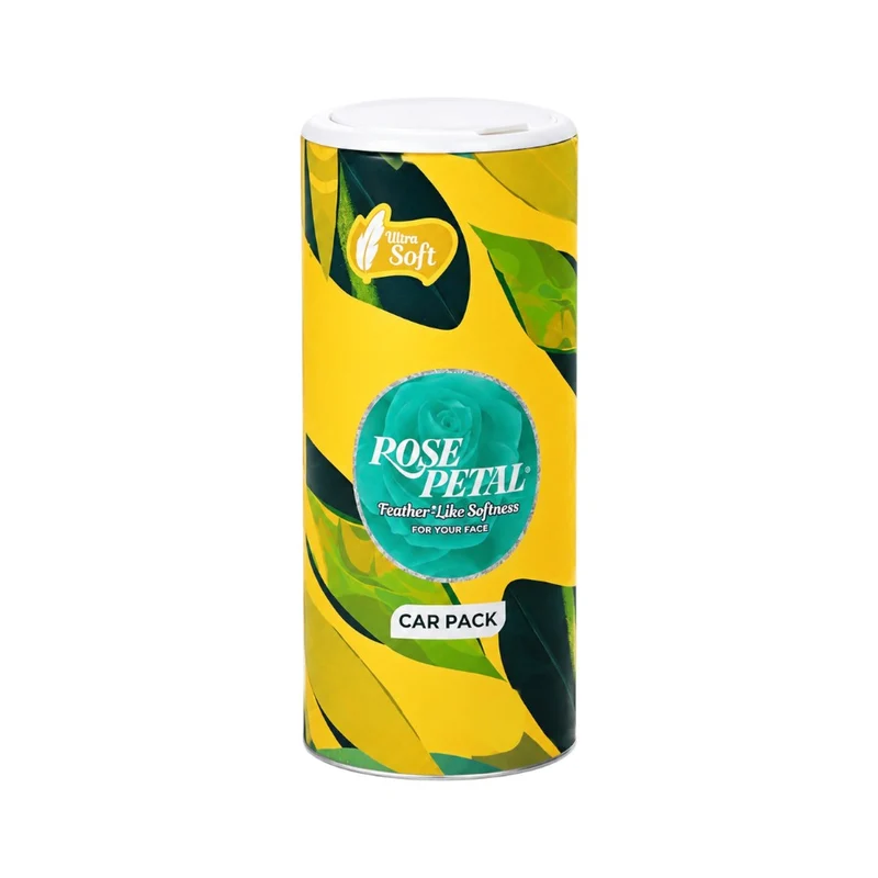 ROSE PETAL TISSUE CAR PACK 70 PULLS 2 PLY