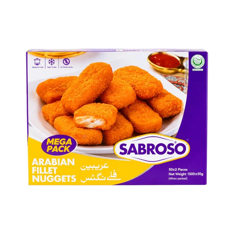 SABROSO ARABIAN FILLET NUGGETS (MEGA PACK) 1500GM