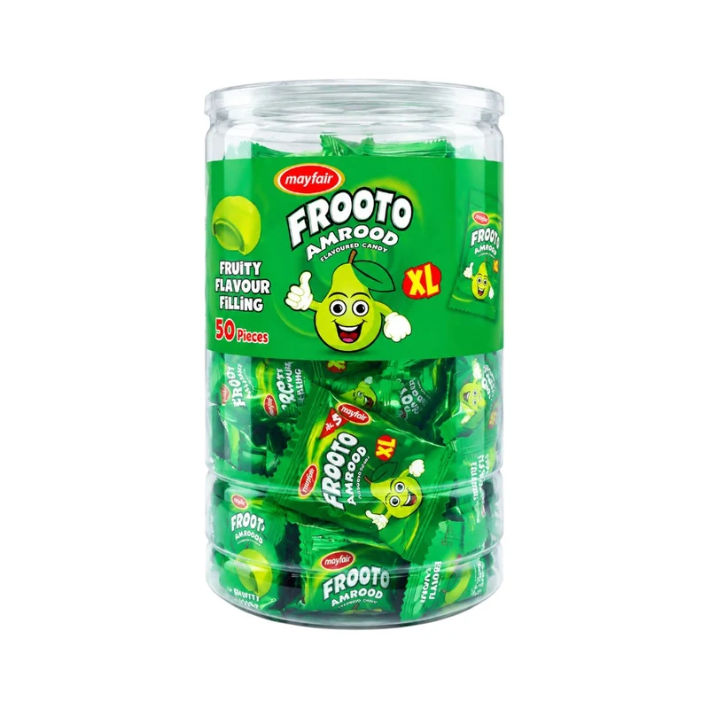 MAYFAIR FROOTO AMROOD JAR 50 PCS