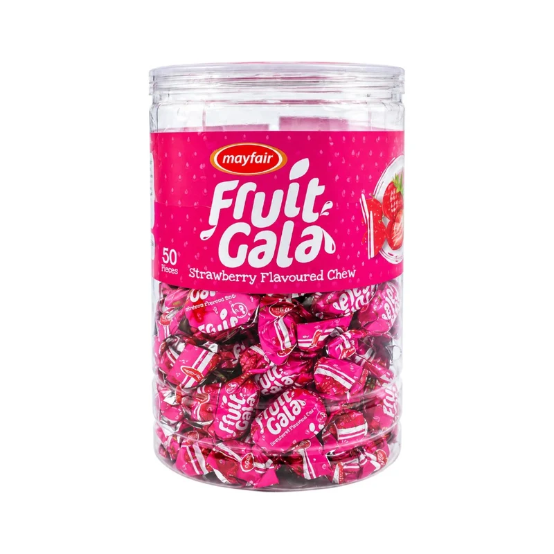 MAYFAIR FRUIT GALA STRAWBERRY JAR 50 PCS
