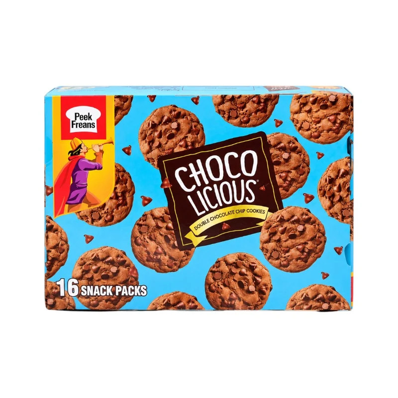 PEEK FREANS CHOCO LICIOUS DOUBLE CHOCOLATE CHIP S/P 16 PCS B