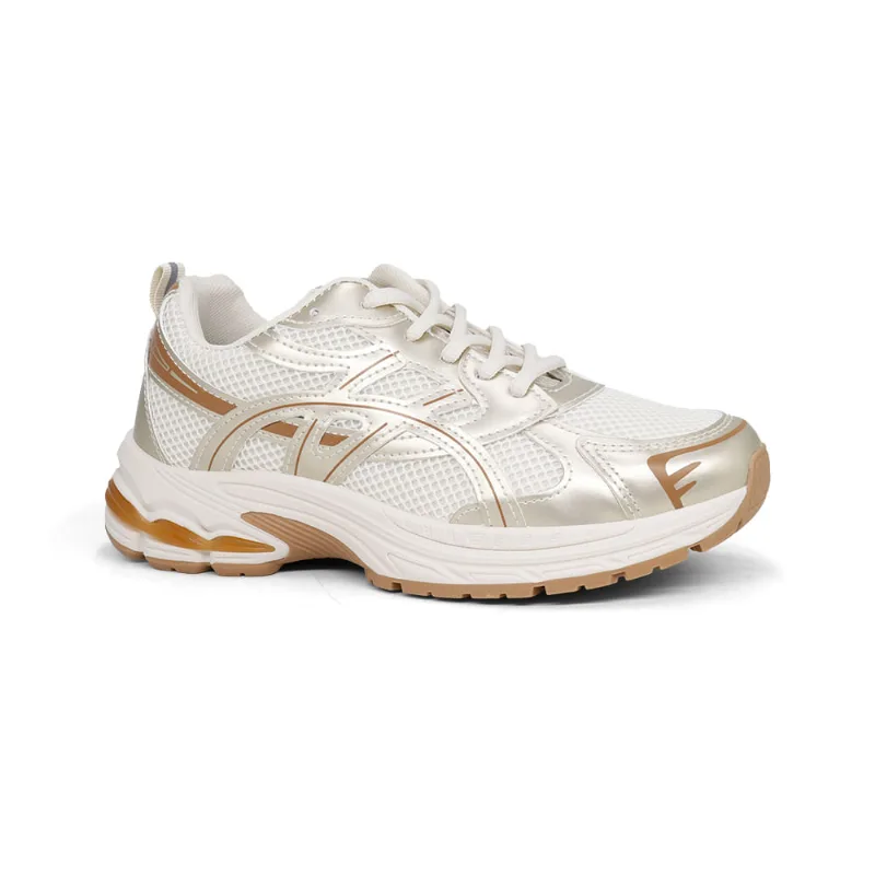 Zapatillas Running Mujer 1191-26Q2 Beige-Oro 36