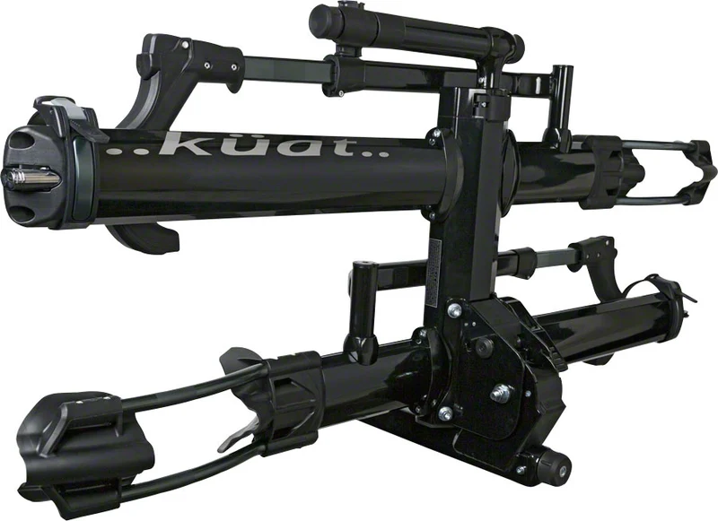 Kuat NV 2.0 Hitch Bike Rack 2-Bike 2" Receiver - Black Metallic/Gray Anodize