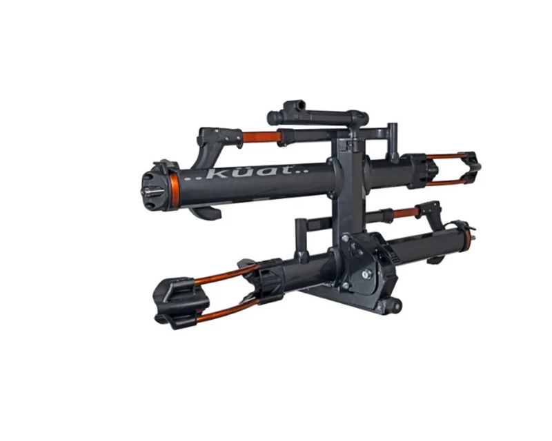 Kuat NV 2.0 Hitch Bike Rack 2-Bike 2" Receiver Metallic Gray/Orange