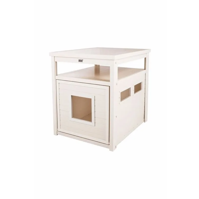 New Age Pet Jumbo LitterLoo Antique White Litter Box Concealment