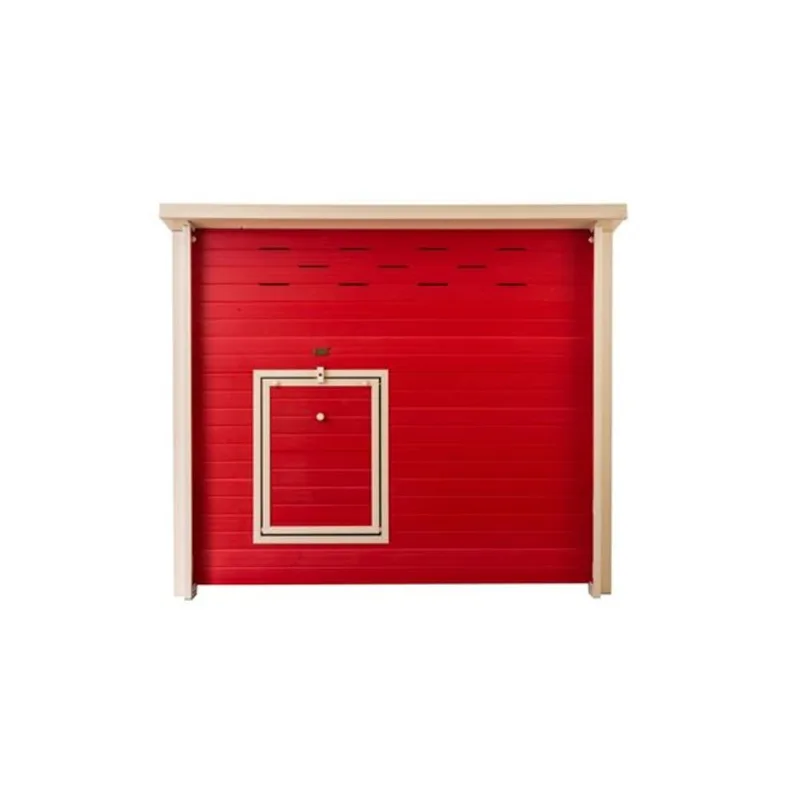 New Age Pet Jumbo Fontana Red/Maple Chicken Barn - Red