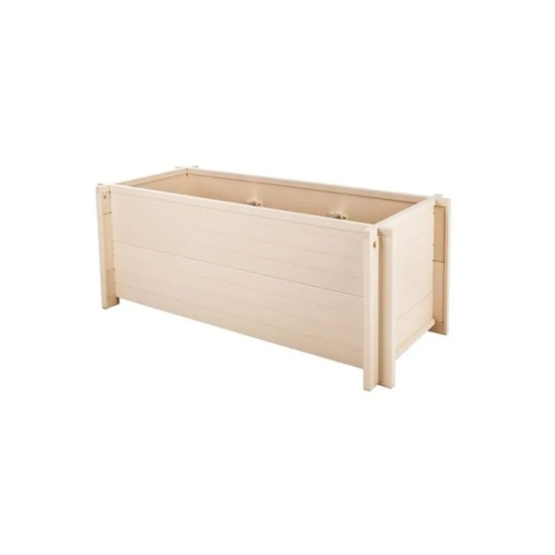 New Age Pet Garden 42-in x 15.7-in Maple Mixed Composite Flower Planter