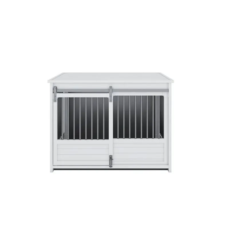 New Age Pet Barndoor Large Pet Crate - Antique White