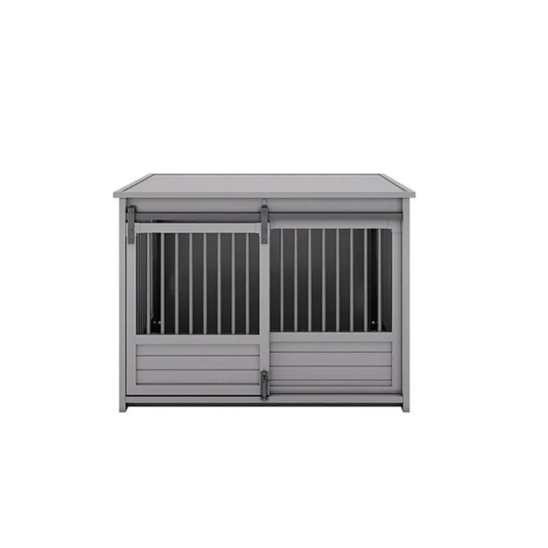 New Age Pet Barndoor Large Pet Crate - Grey
