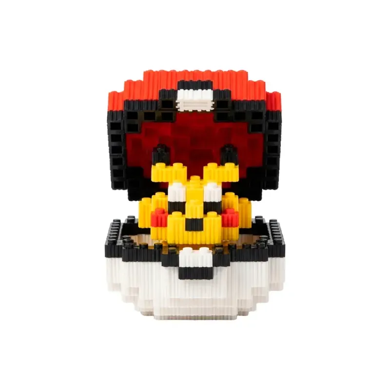Bloco Mágico Montável Personagens Unidade - Pokebola 4 Pokebola 4