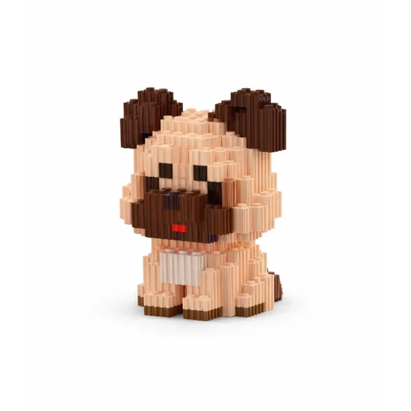 Bloco Mágico Montável Personagens Unidade - Cachorro 4 Cachorro 4