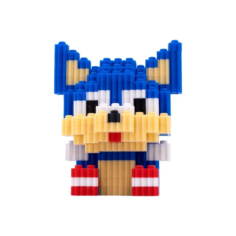 Bloco Mágico Montável Personagens Unidade - Sonic 1 Sonic 1