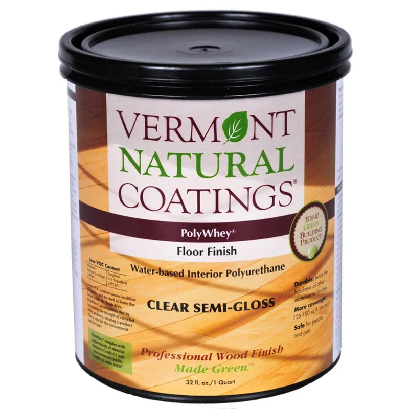 Acabamento De Piso Vermont Natural Coatings Polywhey Semi-gloss