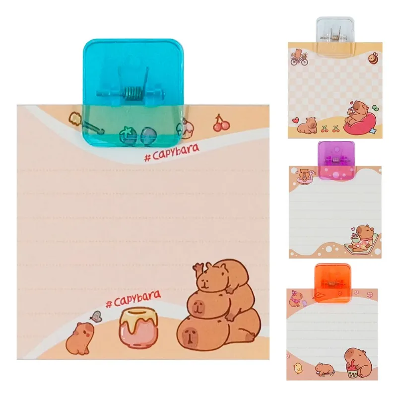 Bloco de Anotação Capivara 7,5x7,5cm em Papel Michael Judi-Cores Sortidas